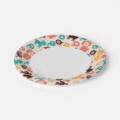 Assiettes En Carton Motif Avec Chats Et Chiens Amusants (Angle)