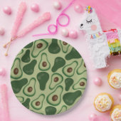 Assiettes En Carton motif Avocado (Fête)