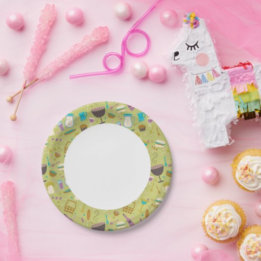 Assiettes En Carton Motif barbecue (Fête)