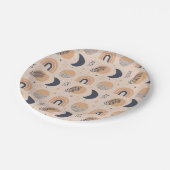 Assiettes En Carton Motif bio Boho (Angle)