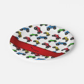 Assiettes En Carton Motif blanc nommé personnalisé d'atv (Angle)