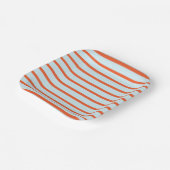 Assiettes En Carton Motif Bleu et rouge (Angulaire)