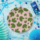 Assiettes En Carton Motif Broccoli (Fête)