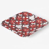 Assiettes En Carton Motif canadien créatif de feuille d'érable ID1072 (Angulaire)