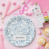 Assiettes En Carton Motif chimique de l'école (Fête)