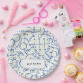Assiettes En Carton Motif chimique de l'école (Fête)