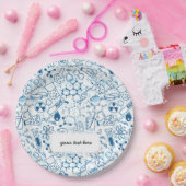 Assiettes En Carton Motif chimique de l'école (Fête)