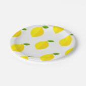 Assiettes En Carton Motif citron (Angle)