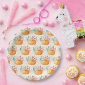 Assiettes En Carton Motif Citrouille d'aquarelle orange (Fête)