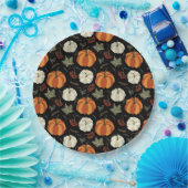 Assiettes En Carton Motif Citrouille d'automne (Fête)