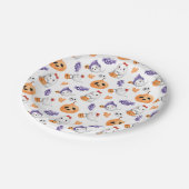 Assiettes En Carton Motif Citrouille des Ghosts mignons Baby shower d' (Angle)