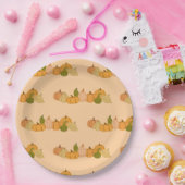 Assiettes En Carton Motif citrouille papier serviettes - fête d'Hallow (Fête)