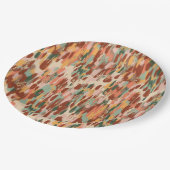 Assiettes En Carton Motif citrouille Spice (Angle)