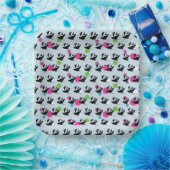 Assiettes En Carton Motif coloré du parti Stingray (Fête)