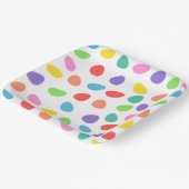 Assiettes En Carton Motif coloré OEufs de Pâques (Angulaire)