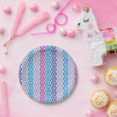 Assiettes En Carton Motif d'ADN (Fête)