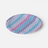 Assiettes En Carton Motif d'ADN (Angle)