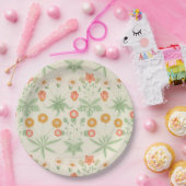 Assiettes En Carton Motif Daisy (par William Morris) (Fête)