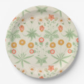Assiettes En Carton Motif Daisy (par William Morris) (Devant)