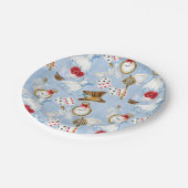 Assiettes En Carton Motif d'Alice du pays des merveilles (Angle)