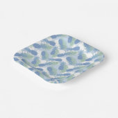 Assiettes En Carton Motif d'ananas pastel tropical (Angulaire)