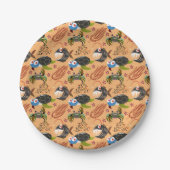 Assiettes En Carton Motif d'animaux aquatiques | vie sous-marine en me (Devant)