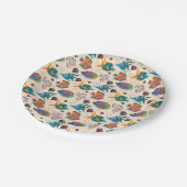 Assiettes En Carton Motif d'animaux aquatiques | vie sous-marine océan (Angle)