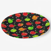 Assiettes En Carton Motif d'application d'aquarelle vive (Angle)