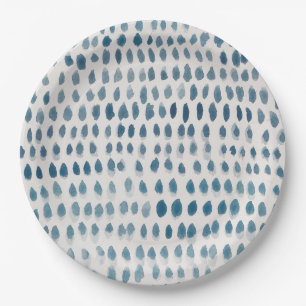 Assiettes En Carton Motif d'aquarelle Seaglass
