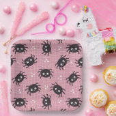 Assiettes En Carton Motif d'araignée d'Halloween (Fête)