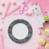 Assiettes En Carton motif d'art (Fête)