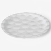 Assiettes En Carton Motif de balle de golf (Angle)