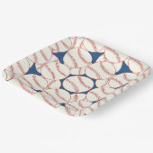 Assiettes En Carton Motif de baseball Plaques de papier bleu Parties F (Angulaire)