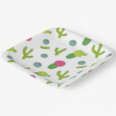Assiettes En Carton Motif de Cactus du désert (Angulaire)