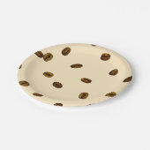 Assiettes En Carton Motif de café (Angle)