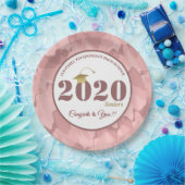 Assiettes En Carton Motif de camouflage rose personnalisé (Fête)