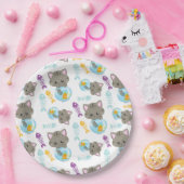 Assiettes En Carton Motif De Chats, Chats Mignons, Chatons, Poisson (Fête)
