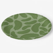 Assiettes En Carton motif de chiche (Angle)