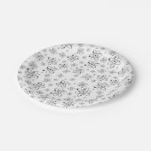 Assiettes En Carton Motif de chimie de la Science d'atomes (Angle)
