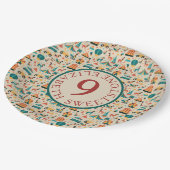 Assiettes En Carton Motif de cirque (Angle)