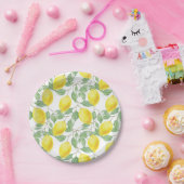 Assiettes En Carton Motif de citronnier (Fête)