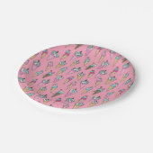 Assiettes En Carton Motif de cône de crème glacée (Angle)