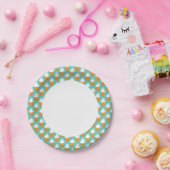 Assiettes En Carton Motif de cône de glace vanille (Fête)