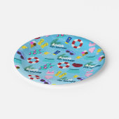 Assiettes En Carton Motif de fête de fête de billard (Angle)