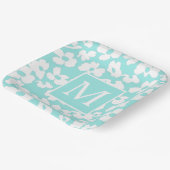 Assiettes En Carton Motif de fleurs de Dogwood de printemps personnali (Angulaire)