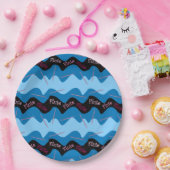 Assiettes En Carton Motif de flute rose (Fête)