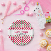 Assiettes En Carton Motif de fraises sucrées Anniversaire (Fête)