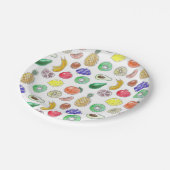 Assiettes En Carton Motif de fruits (Angle)