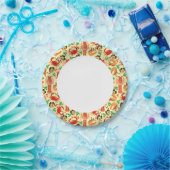 Assiettes En Carton Motif de fruits de mer (Fête)