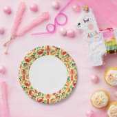 Assiettes En Carton Motif de fruits de mer (Fête)